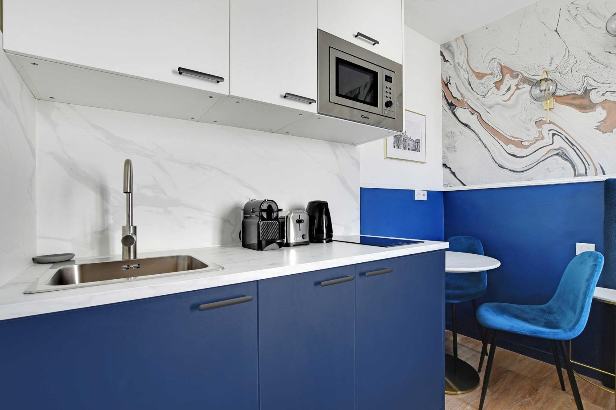 Modern Sutdio For 2 With A-C - Near Montmartre Appartement Parijs Buitenkant foto
